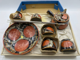 Set of 8 Glass teapot and teacup set for brewing Japanese green tea