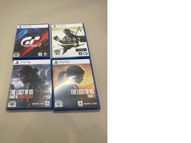 a set of four video games a set of four video games