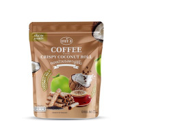 Kaew Crispy Thong Muan Cappuccino Flavor 80 g.