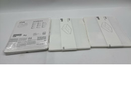 Set of 3  IKEA WHITE STUK Box with compartments 