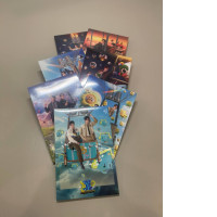 a set of seven photo cards