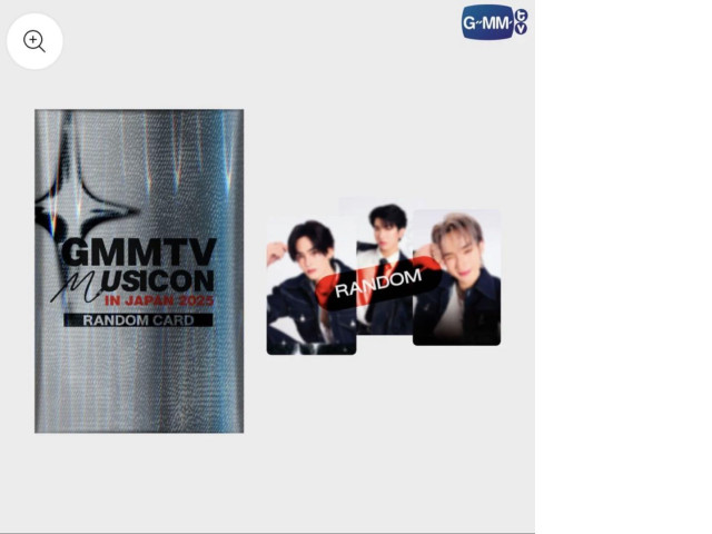 Set of 5 GMM TV MUSICON IN JAPAN 2025 RANDOM CARD Set of 5 GMM TV MUSICON IN JAPAN 2025 RANDOM CARD