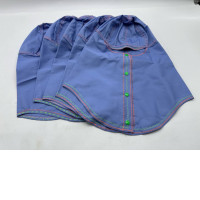 Set of 5 Light purple sun visor hat 