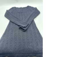 Gray long sleeve round neck knitted dress Gray long sleeve round neck knitted dress
