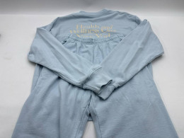 Set of 2 Long-sleeved sweater and light blue pants 