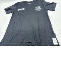 Black short-sleeved round neck T-shirt 