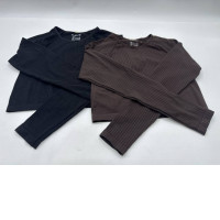 Set of 2 Women's long-sleeved round neck sweater