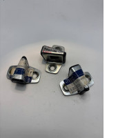 set of three door hinges