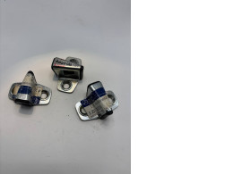 set of three door hinges