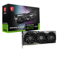 USED VGA (การ์ดแสดงผล) MSI GEFORCE RTX 4070 TI SUPER 16G GAMING X SLIM - 16GB GDDR6X