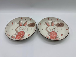 Set of 2 Glass, rice plate Set of 2 Glass, rice plate