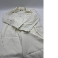 Women's white long-sleeved suit jacket and white trousers Women's white long-sleeved suit jacket and white trousers