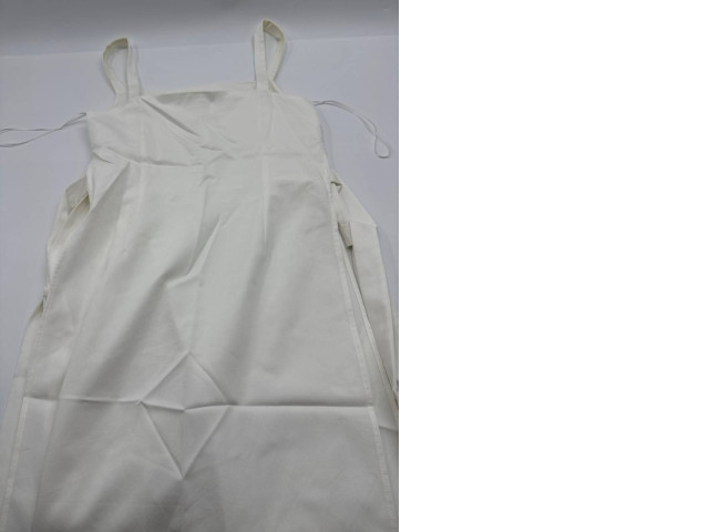 White one-shoulder long skirt dress White one-shoulder long skirt dress