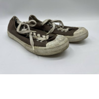 Brown Converse Jack-Toe Shoes