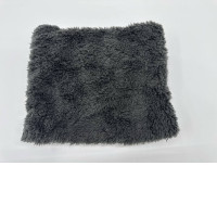 Gray faux fur hat 