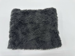 Gray faux fur hat 