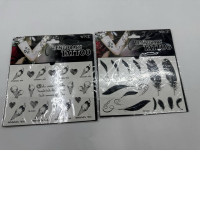 Set of 2 Body paint stickers