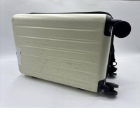 White rolling suitcase White rolling suitcase