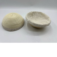 Set of 2 Banneton Round Proofing Basket With Liner Set of 2 Banneton Round Proofing Basket With Liner