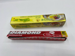 Set of 2 Foil food wrap