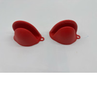 Set of 2 Red silicone heat shield 