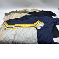 Set of 6 Short-sleeved round neck T-shirt 