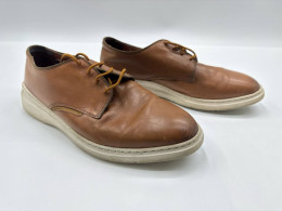 Brown faux leather sneakers Brown faux leather sneakers