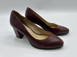 Dark brown high heels 