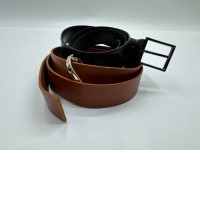 Set of 2 Faux leather belt 