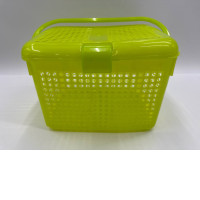 Green woven basket Green woven basket