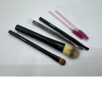 Set of 6 Blush brush and eyelash brush 