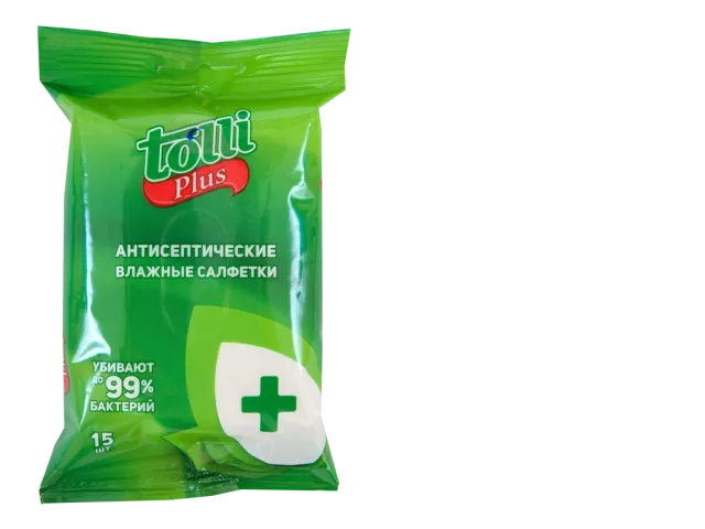 Tolli Plus Antiseptic Wet Wipes Tolli Plus Antiseptic Wet Wipes