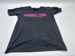 Black round neck t-shirt