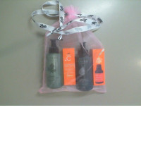 Gift set of cosmetics, Hydrating and invigorating hair & body wash. booster serum. 30x vitamin c for eye