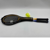 Set of 2 Badminton rackets and shuttlecocks