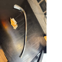 Auto part, corner trim seal, material chrome
