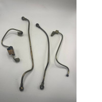 Set of 4 pipes, metal Auto part