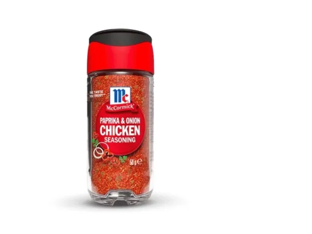 Set of 4 MCCORMICK Paprika&Onion Chicken Seasoning 50 g. Set of 4 MCCORMICK Paprika&Onion Chicken Seasoning 50 g.