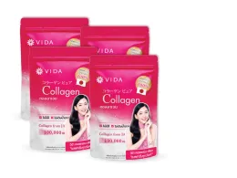 Set of 4  Vida Collagen Pure 100g.  
