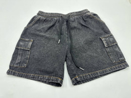 Black denim shorts Black denim shorts