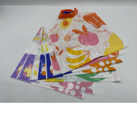 Set of 8 Plastic bags with handles