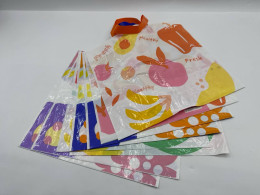 Set of 8 Plastic bags with handles Set of 8 Plastic bags with handles
