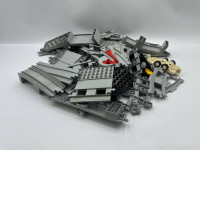 Big Set  Gray Lego road and train tracks
