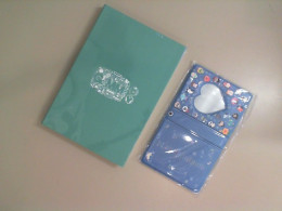 Set of 2 blue notebooks + photo album