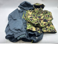 Set of 2 Hooded down jacket 