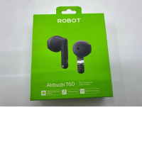 Robot TWS T60 Airbuds Wireless 13mm Earphone Bluetooth 5.3 (Original). (NOT NEW) Robot TWS T60 Airbuds Wireless 13mm Earphone Bluetooth 5.3 (Original). (NOT NEW)