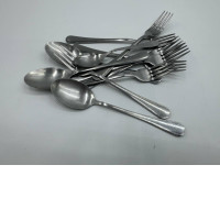 Set of Steel spoon and fork 