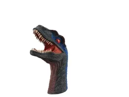 Soft rubber dinosaur hand puppet gloves