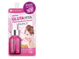 Set of 2 ENRORA GLUTA HYA Whitening Booster Serum 8 ml. 