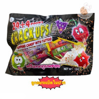 Pop-pop candy, bursting in your mouth, fruity flavor